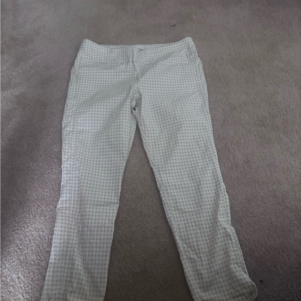 Checkered Ankle-Length Capri Pant – NY&Chic Collection - Picture 2 of 5